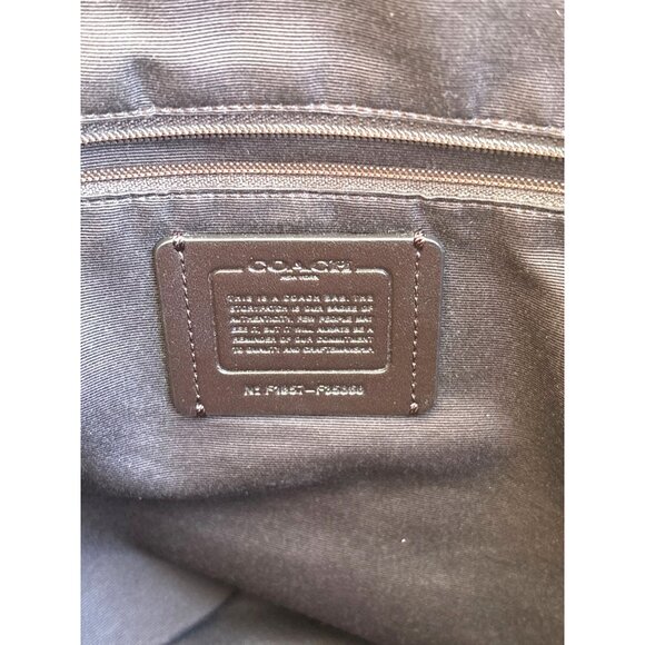 Coach Ava Chain Tote Handbag Purse‎ Metallic Rose Gold Pebbled Leather - Picture 11 of 15